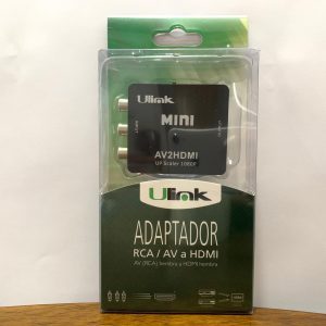 ADAPTADOR RCA A HDMI NEGRO ULINK