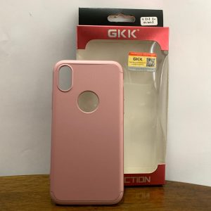 CARCASA IPHONE X/XS ROJA Y ROSADA